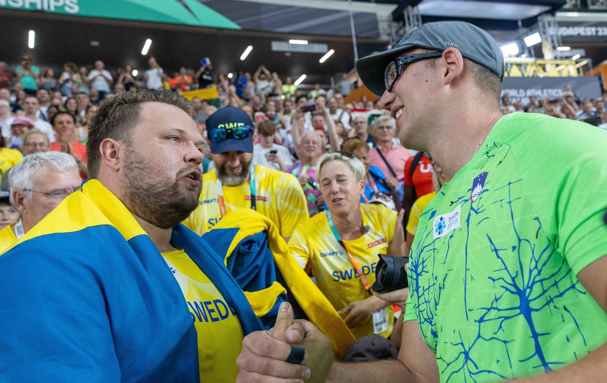 Daniel Stahl, Kristjan Čeh | Daniel Stahl je na atletskem mitingu srebrne svetovne serije v Bellinzoni premagal Kristjana Čeha. | Foto Guliverimage