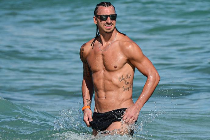 Zlatan Ibrahimović | Zlatan Ibrahimović je začetek leta z družino preživel v Miamiju, kjer je počitnice kombiniral s treningom. | Foto Profimedia