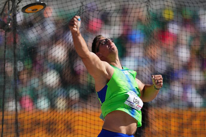 Kristjan Čeh | Kristjan Čeh se bo v noči na sredo po slovenskem času na SP v Eugenu boril za medaljo v metu diska. | Foto Reuters