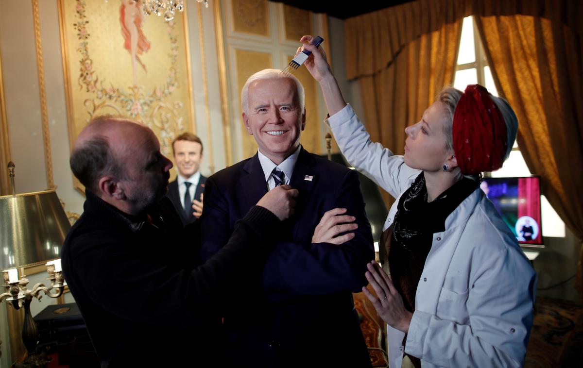 muzej Grevin | Voščeni Joe Biden v pariškem muzeju voščenih lutk | Foto Reuters