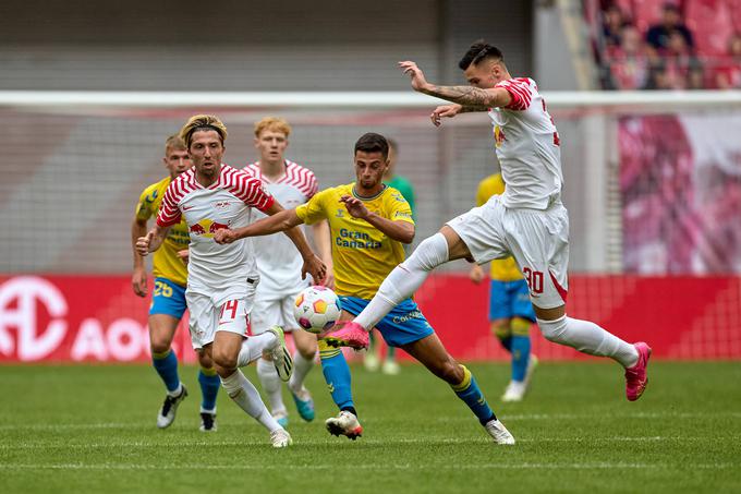 Šeško si v Leipzigu deli slačilnico tudi z nekdanjim slovenskim reprezentantom Kevinom Kamplom. | Foto: Guliverimage