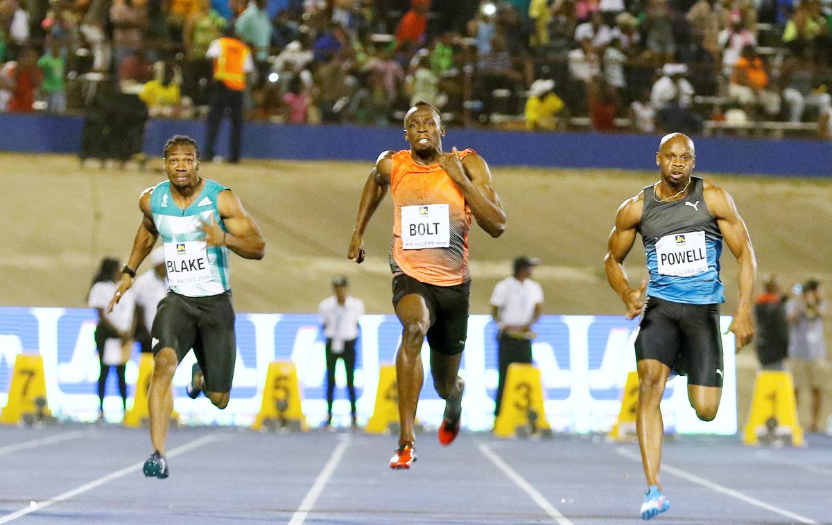 Usain Bolt, Yohan Blake, Asafa Powell | Foto Reuters