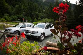 Dacia duster in oskrbnik gorske koče