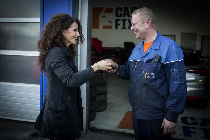 Navdušena je tudi nad prijaznim osebjem, ki dobro ve, kako zvabiti nasmeh na njen obraz. | Foto: Ana Kovač