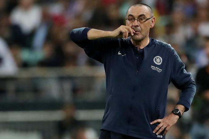 Maurizio Sarri | Juventus naj bi danes naznanil prihod Maurizia Sarrija. | Foto Reuters