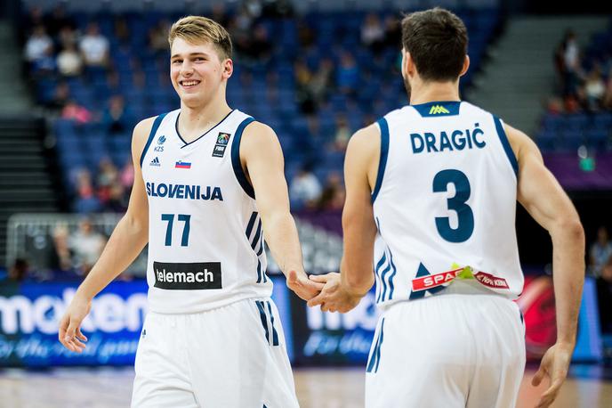 Goran Dragić Luka Dončić | Luka Dončić in Goran Dragića bosta imela različno število pripravljalnih obračunov na novo sezono. | Foto Vid Ponikvar