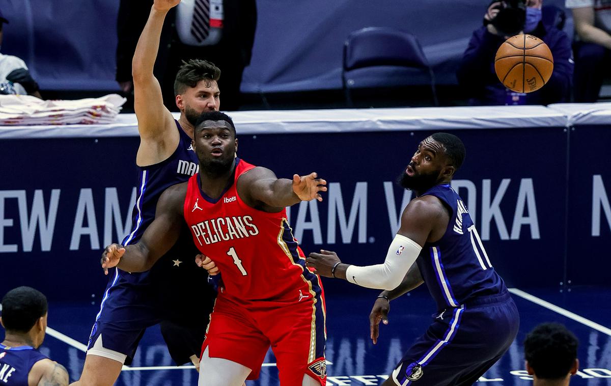 Dallas Mavericks, Tim Hardaway Jr., New Orleans Pelicans, Zion Williamson | Zion Williamson se je z New Orleans Pelicans dogovoril za bogato petletno podaljšanje sodelovanja. | Foto Guliverimage