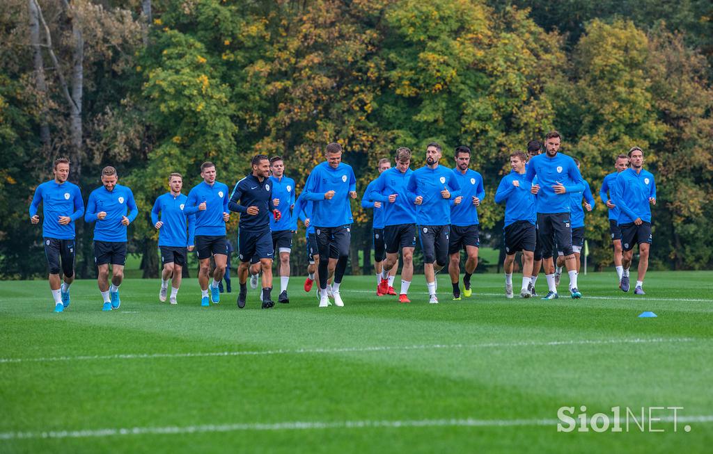 Slovenska nogometna reprezentanca Trening