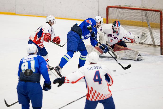 slovenska hokejska reprezentanca Hrvaška | Kdo bo zadnji nasprotnik Slovencev na Jesenicah? Hrvati ali Španci? | Foto Urban Urbanc/Sportida