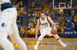 Konec za utrujenega Dončića, Golden State kot vihar v finale