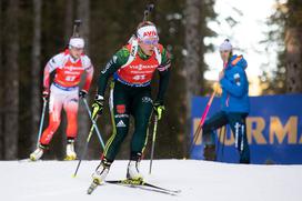 Biatlon Pokljuka zasledovalna tekma ženska