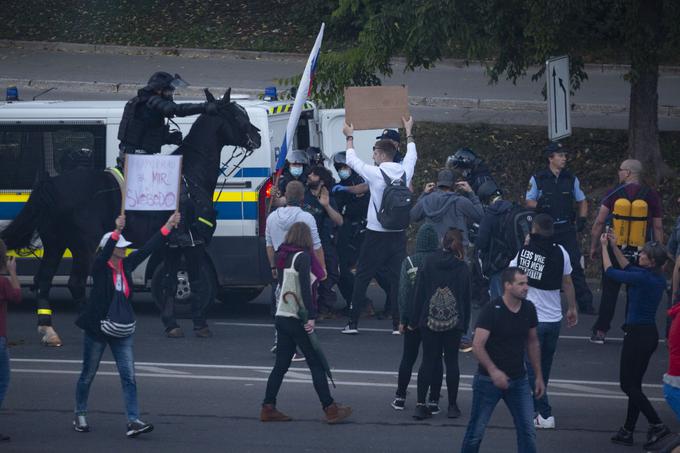 Pri varovanju so sodelovali različne policijske enote policijskih uprav, posebna enota, konjenica, policisti vodniki službenih psov, specialna enota, letalska policijska enota ter Center za varovanje in zaščito. | Foto: Bojan Puhek