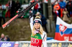 Shiffrinova na vrhu brez klasične družbe