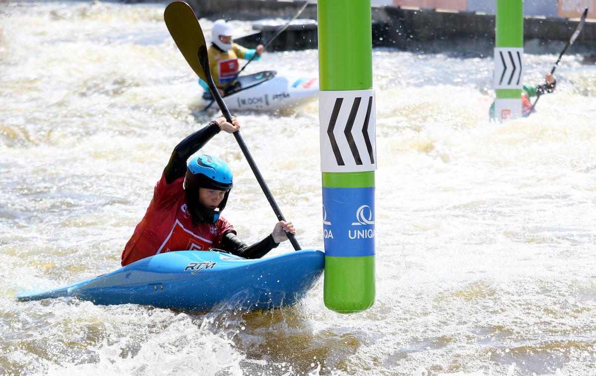 Lea Novak | Lea Novak je osvojila osmo mesto v kajakaškem krosu. | Foto Nina Jelenc