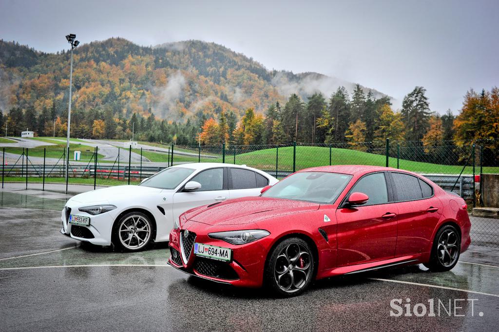 Alfa romeo giulia quadrifoglio - domača predstavitev