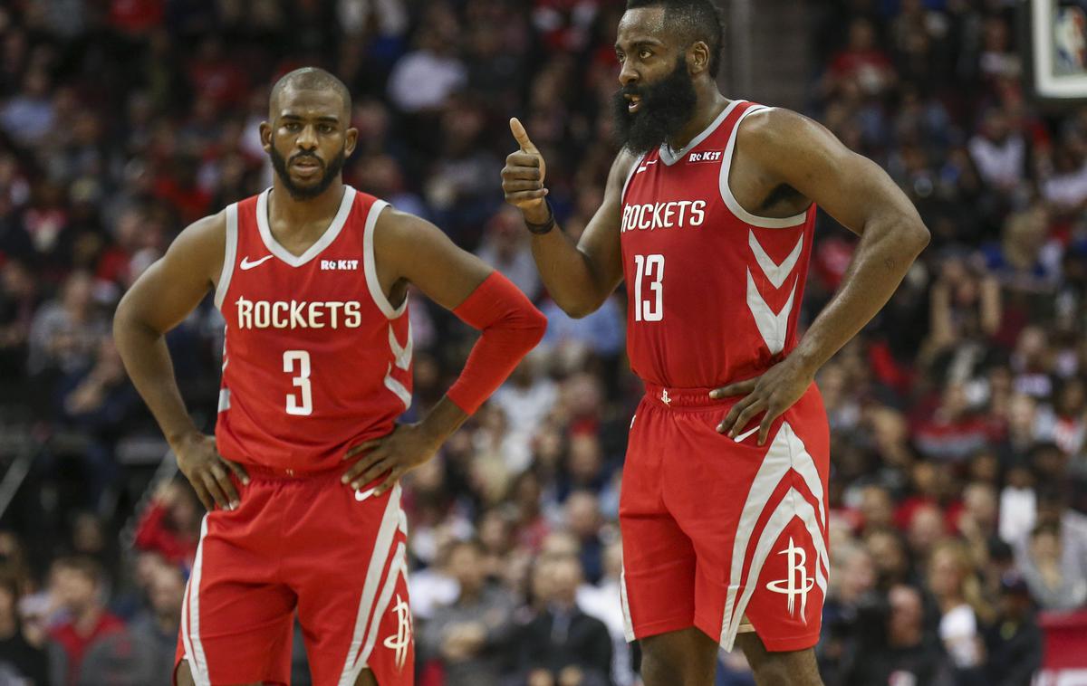 James Harden | James Harden je bil s 27 točkami najbolj razpoložen košarkar ob zmagi Houstona na Golden State Warriors. | Foto Reuters