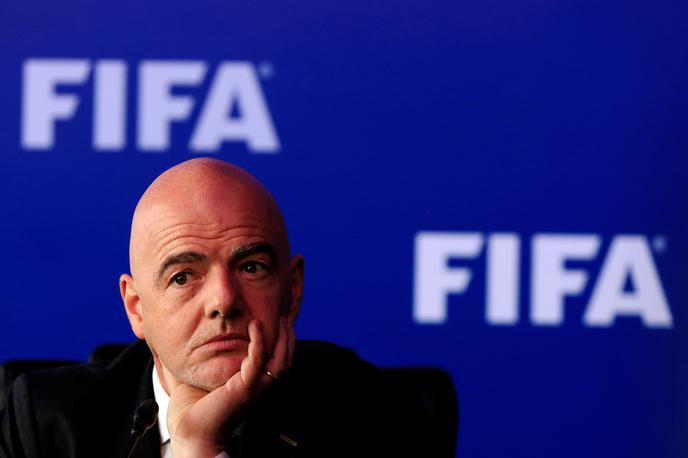 Gianni Infantino | Predsednik Fife Gianni Infantino si želi uvesti dva nova globalna turnirja, ki bi vplivala na koledar tekem. | Foto Reuters