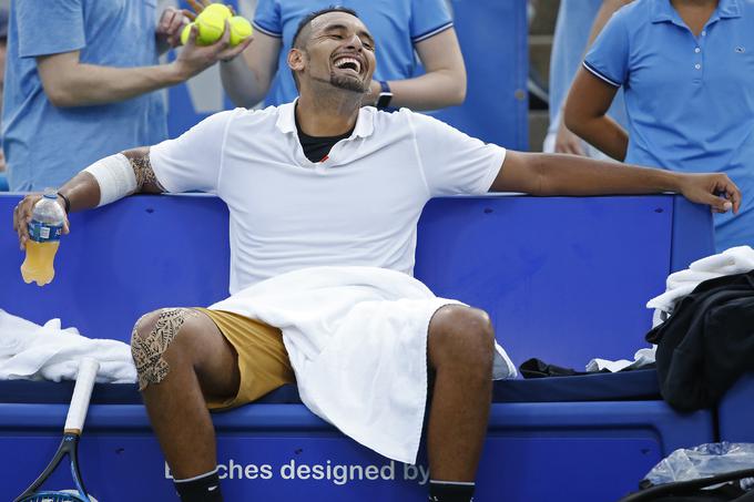 Nick Kyrgios pa na turnirju v Washingtonu doživlja novo pomlad, potem ko se je prebil do finala in ima lepe možnosti. | Foto: Reuters