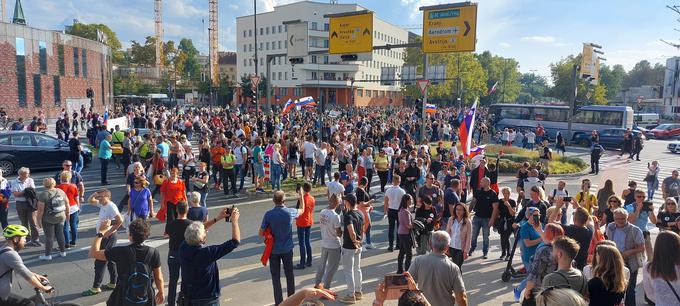 protesti, 29.9.2021 | Foto: Bojan Puhek