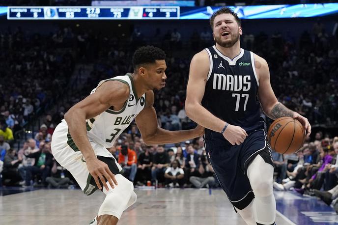 Giannis Antetokounmpo Luka Dončić | Giannis Antetokounmpo in Luka Dončić se ne bosta merila le v klubskih dresih. | Foto Guliver Image