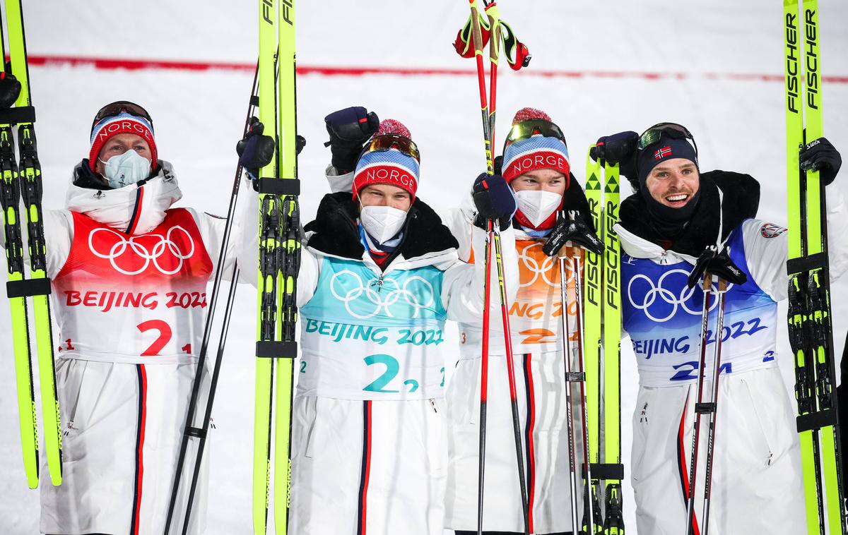 nordijska kombinacija ekipna tekma | Norvežani so ekipni olimpijski prvaki v nordijski kombinaciji. | Foto Guliverimage