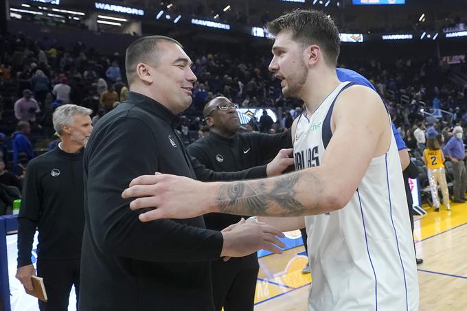 Luka Dončić in Dejan Milojević | Foto: Guliverimage