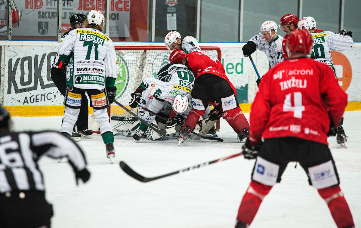 Alpska liga: HDD Sij Acroni Jesenice - EC Bregenzerwald | Hokejisti Jesenic so prišli do dveh zmag v dveh dneh. | Foto Peter Podobnik/Sportida