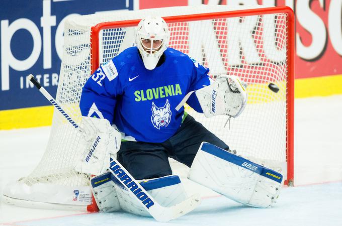 Gašper Krošelj, v zadnjem obdobju prvi vratar slovenske reprezentance | Foto: Vid Ponikvar