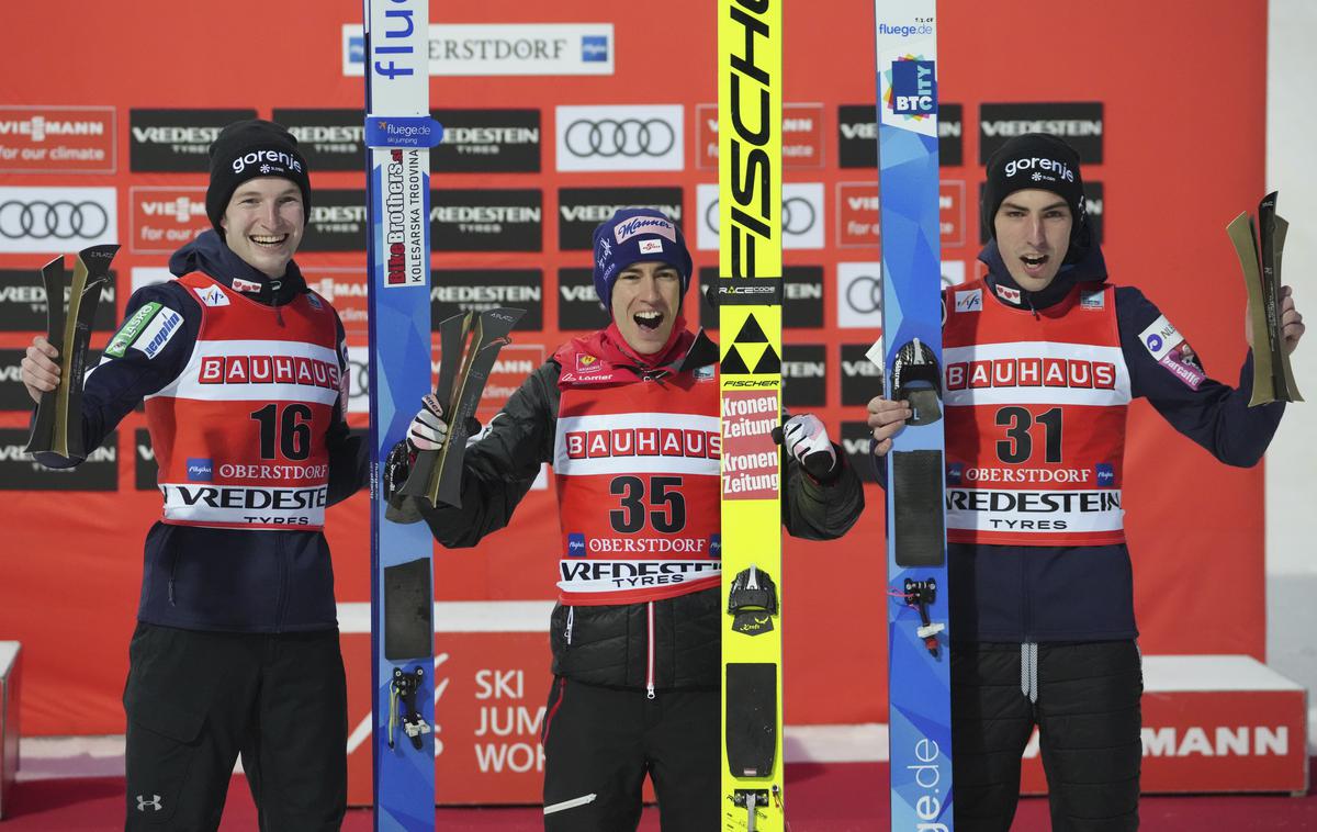 Oberstdorf Žiga Jelar | Žiga Jelar je osvojil drugo, Timi Zajc pa tretje mesto na prvi tekmi v Oberstdorfu. | Foto Guliver Image