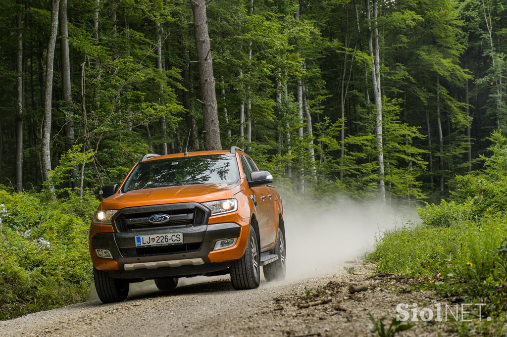 Ford ranger - fotogalerija testnega vozila