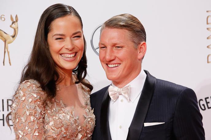 Ana Ivanović, Bastian Schweinsteiger | Bastian Schweinsteiger je poročen z nekdanjo srbsko teniško igralko Ano Ivanović. | Foto Reuters