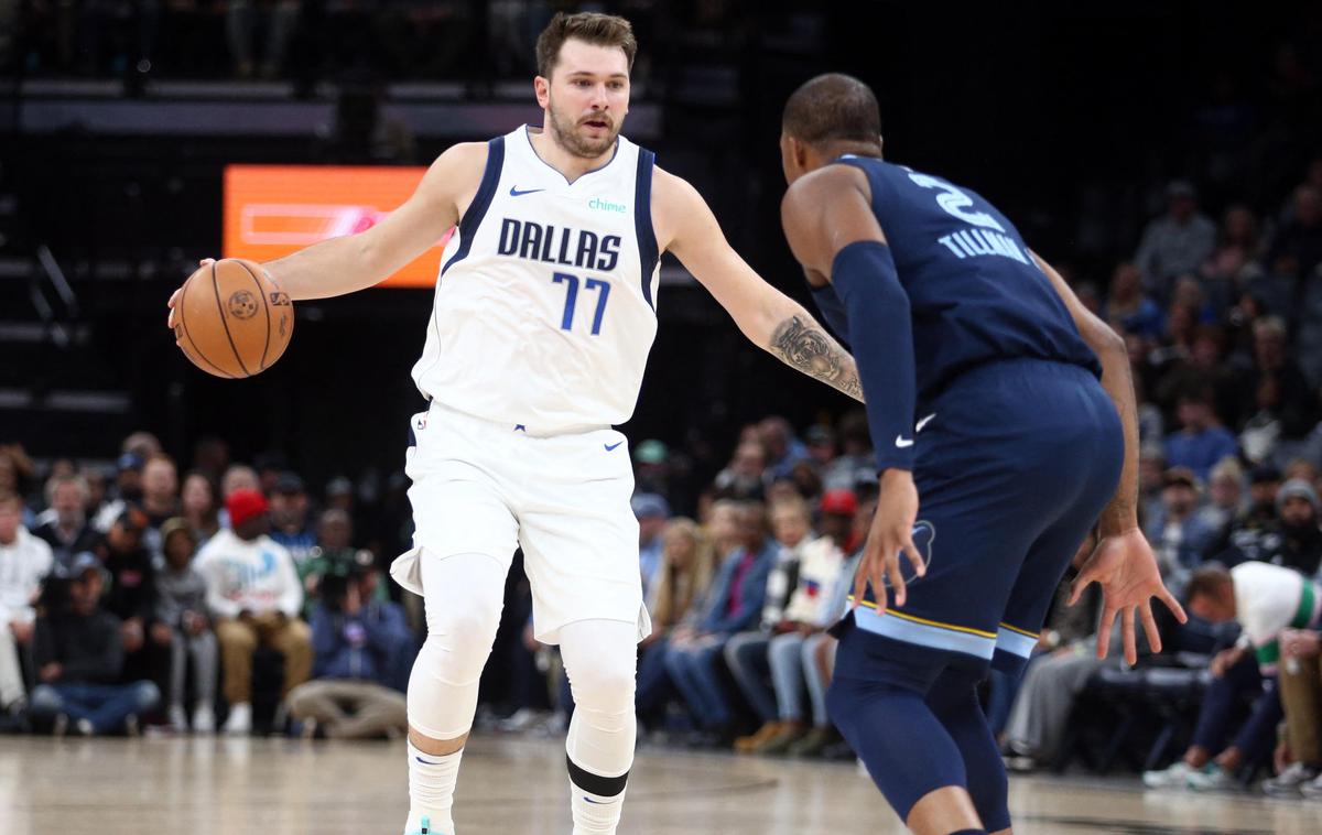 Luka Dončić Dallas Mavericks | Luka Dončić je z Dallasom dosegel še tretjo zaporedno zmago. | Foto Reuters