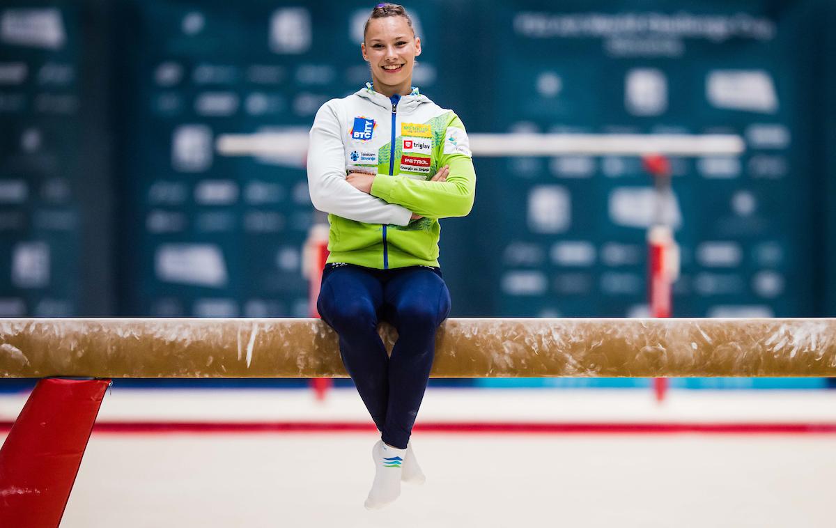 gimnastika, Koper, svetovni pokal, 3. dan, Lucija Hribar | Lucija Hribar bo vsaj v spomladanskem delu sezone prvo ime ženske vrste. | Foto Grega Valančič/Sportida