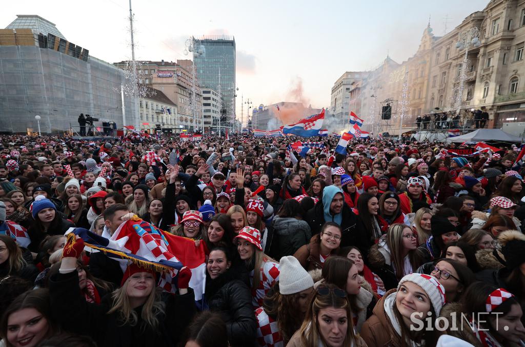 Hrvaška navijači Sprejem