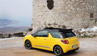 Citroën DS3 cabrio – uniseks uživanje vetra v laseh