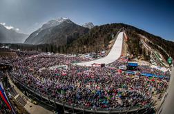 Letošnje SP v Planici ni ogroženo, v Garmischu ne bo gledalcev