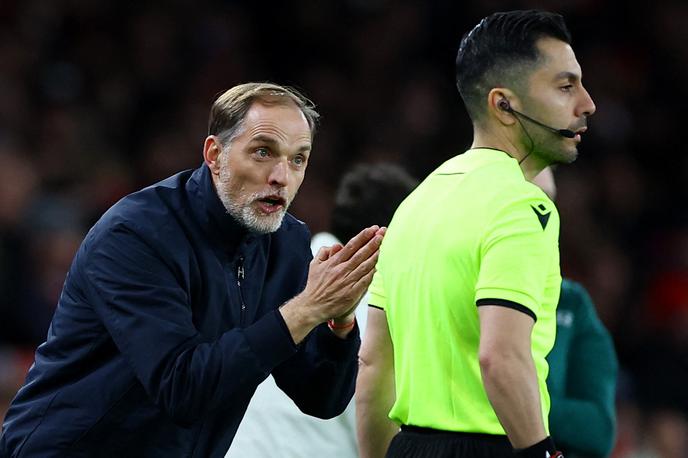 Arsenal Bayern Nyberg | Thomas Tuchel kar ne more verjeti, zakaj ni švedski sodnik v 67. minuti pokazal na belo točko. | Foto Reuters