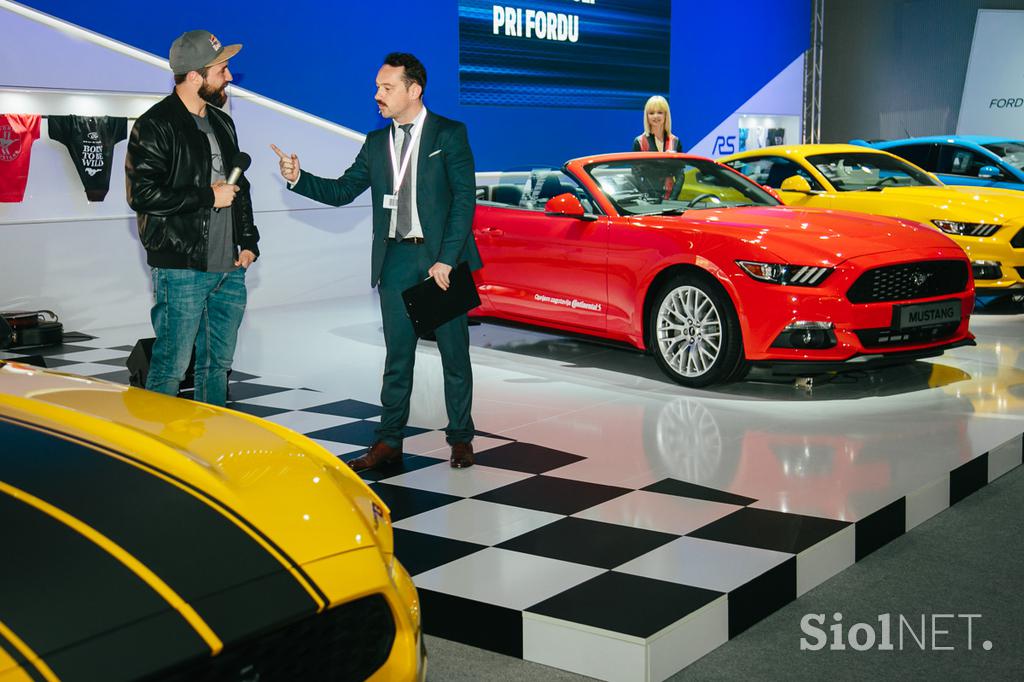 Filip Flisar mustang prihod na avtosalon