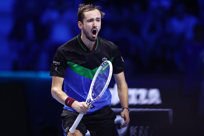 Daniil Medvedev si je priigral polfinale. | Foto: Reuters