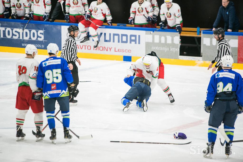 slovenska hokejska reprezentanca Slovenija Belorusija Bled