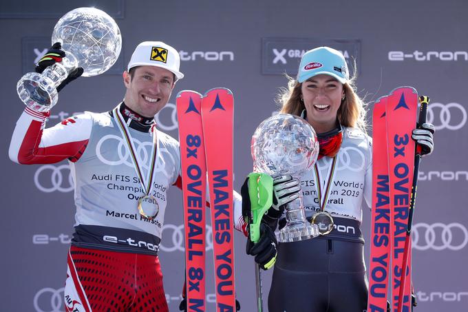 Marcel Hirscher in Mikaela Shiffrin | Foto: Reuters