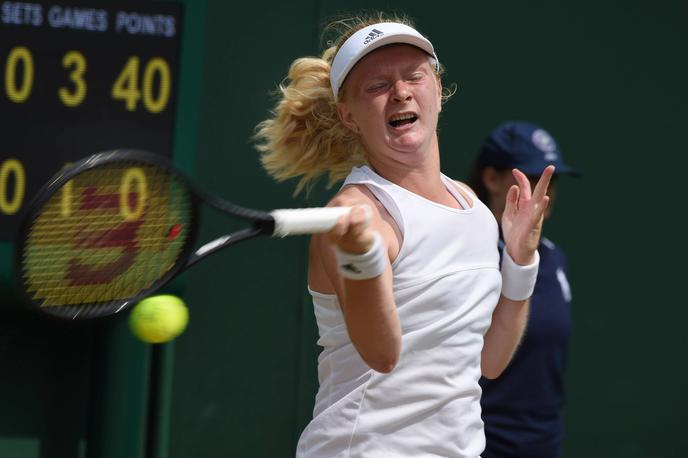 Francesca Jones | Francesca Jones je v svoji karieri dvakrat igrala na turnirju za grand slam. Tokrat se ji je OP Avstralije izmuznilo pred nosom. | Foto Guliverimage