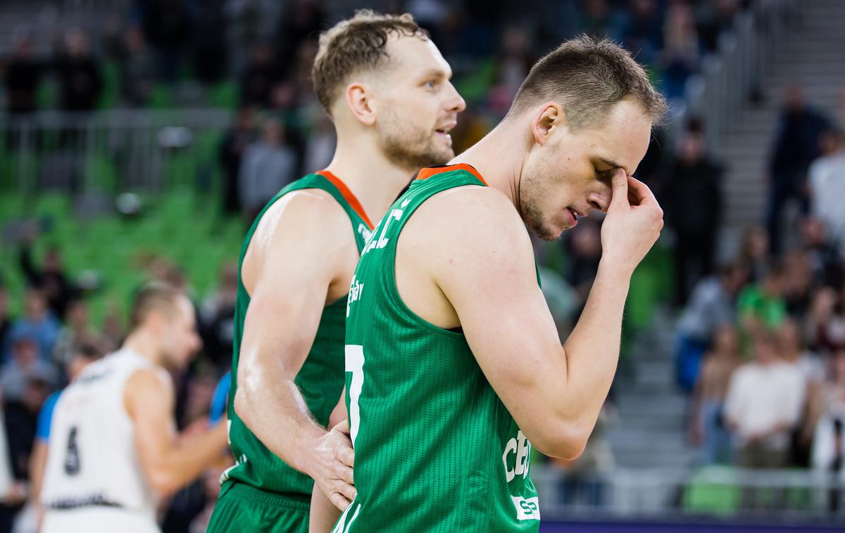 Cedevita Olimpija Klemen Prepelič Jaka Blažič | Klemen Prepelič je zaradi prvih treh četrtin odgovornost za poraz prevzel nase. | Foto Grega Valančič/www.alesfevzer.com