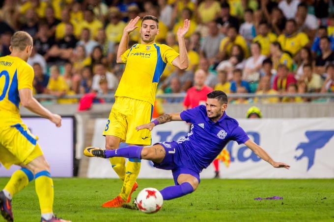 Marseille je v zadnjem krogu kvalifikacij za evropsko ligo izločil Domžale. | Foto: Žiga Zupan/Sportida