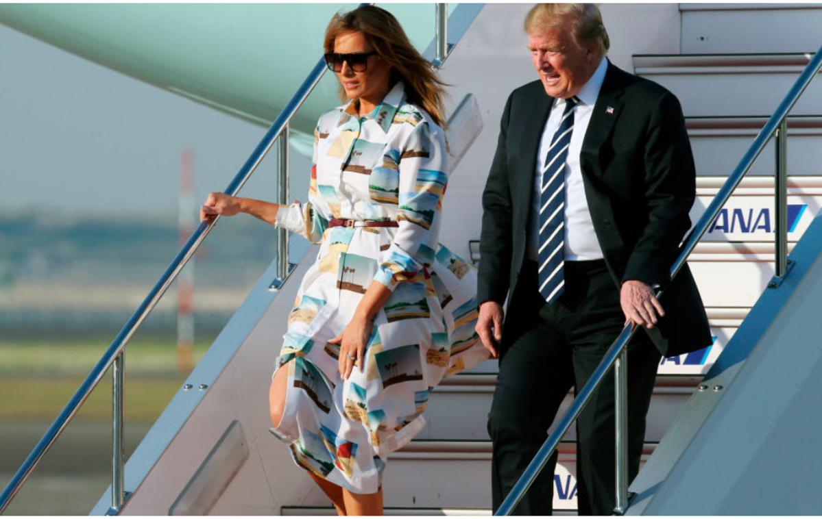 Melania Trump | Trump je ženo preimenoval v Melanio T. | Foto Getty Images