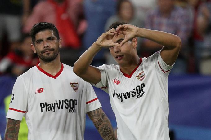 Francoz Wissam Ben Yedder je pred sedmimi leti mrežo Maribora na tekmi lige prvakov v Sevilli zatresel kar trikrat.  | Foto: Reuters