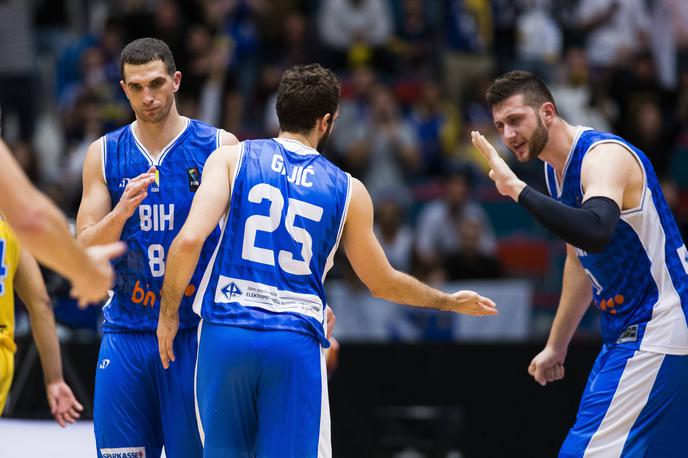 Jusuf Nurkič, BiH | Košarkarji BiH so v Sarajevu premagali favorizirano Francijo. Z 21 točkami je zablestel Jusuf Nurkić (desno). | Foto Guliverimage