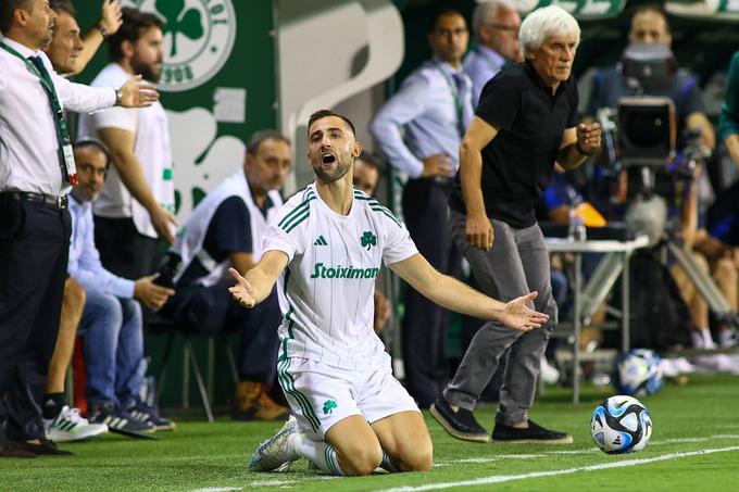 Andraž Šporar je pomagal grškemu podprvaku do pomembne zmage. | Foto: Guliverimage