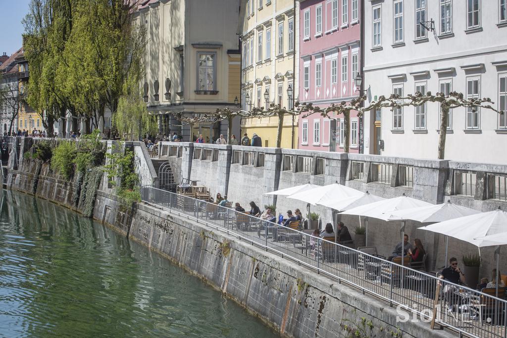 Odprtje gostinskih teras v Ljubljani