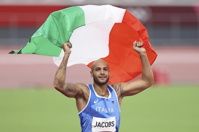 Lamont Marcell Jacobs | Olimpijski prvak v sprintu na 100 metrov Lamont Marcell Jacobs bo prihodnji teden nastopil na mitingu v Savoni. | Foto Guliverimage